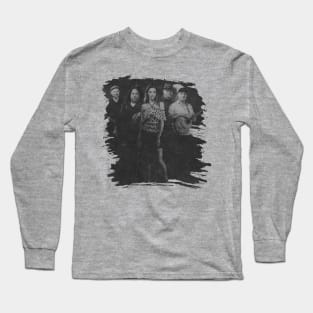 Dustrhinos band // Retrro // Illustrations Long Sleeve T-Shirt